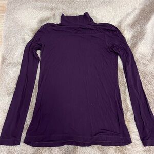 Babaton Purple Mock Neck Long Sleeve Top – Size M